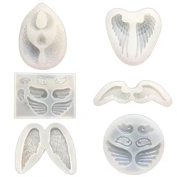 

Silicone Mold Angle Wing Mirror Mould DIY Craft Jewelry Epoxy Resin Mold Tool Mould DIY Craft Jewelry Epoxy Resin Mold Tool Mo