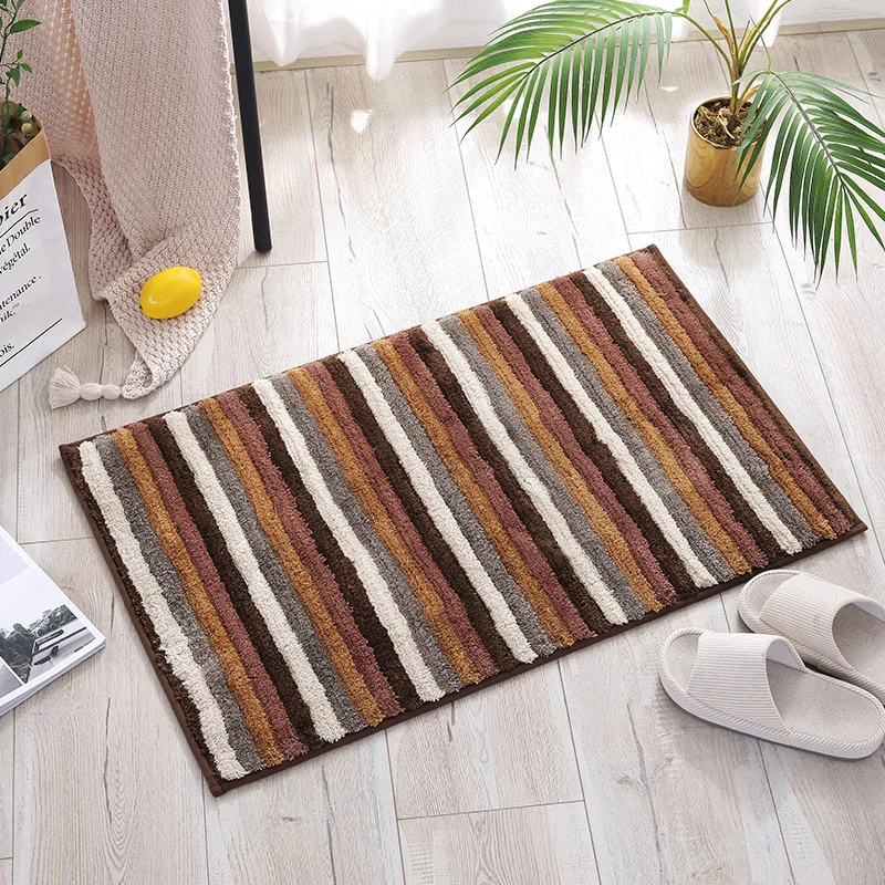 Спальня, ванная комната, Туалет, туалет, дверной коврик, водонепроницаемый, впитывающий и Противоскользящий коврик
