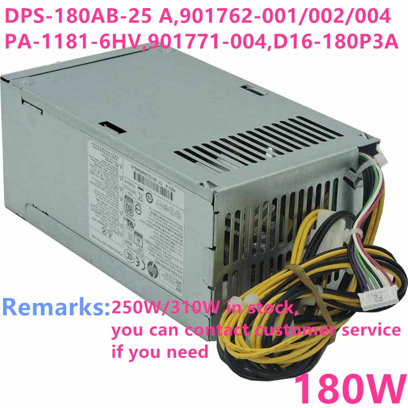 Блок питания для hp 800 600 480 400 280 G3 G4 MT Питание DPS-180AB-25 в 901762-001/002/004 PA-1181-6HV 901771-004 D16-180P3A