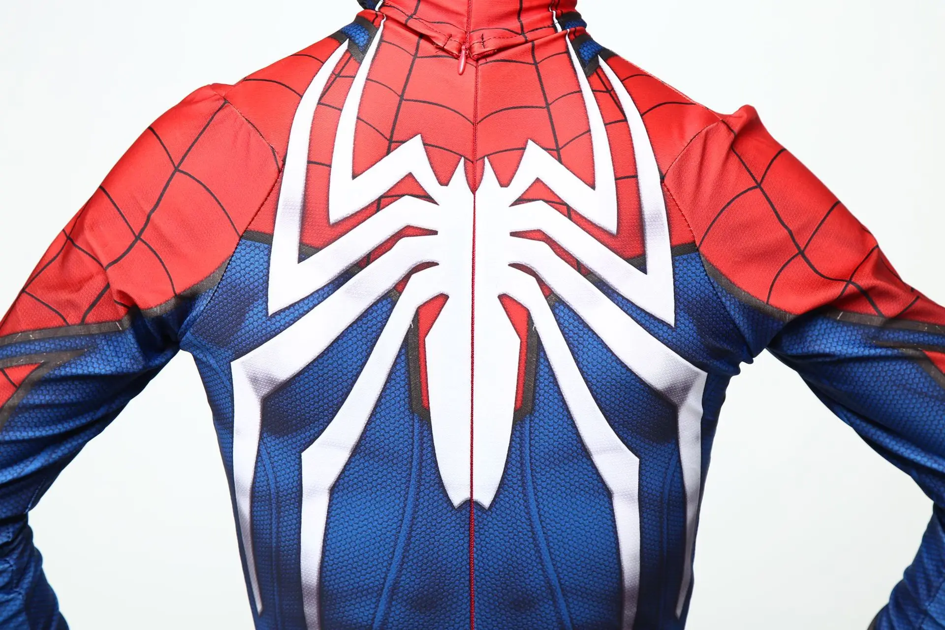 Spider-man Costume PS4 Game Spiderman Costumes 3D print fullbody halloween cosplay spider suit for adult/kids