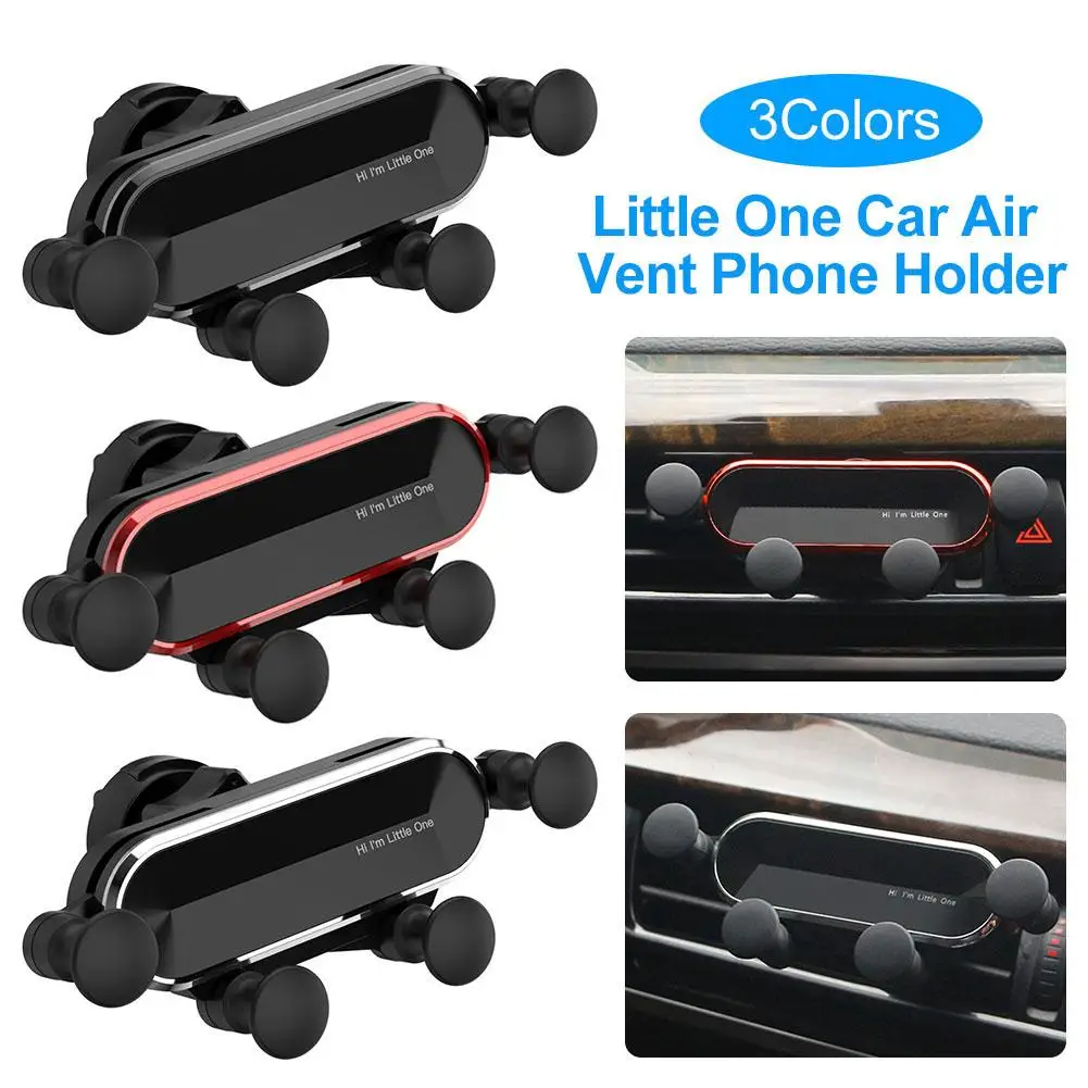 Little One Gravity Car Holder For Phone In Car Air Vent Clip Mount No Magnetic Mobile Phone Holder GPS Stand For IPhone XS MAX