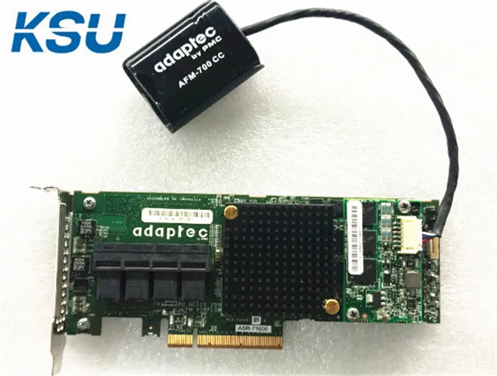 For Original Adaptec Asr71605 1gb Cache 16port 6gbps Raid Controller