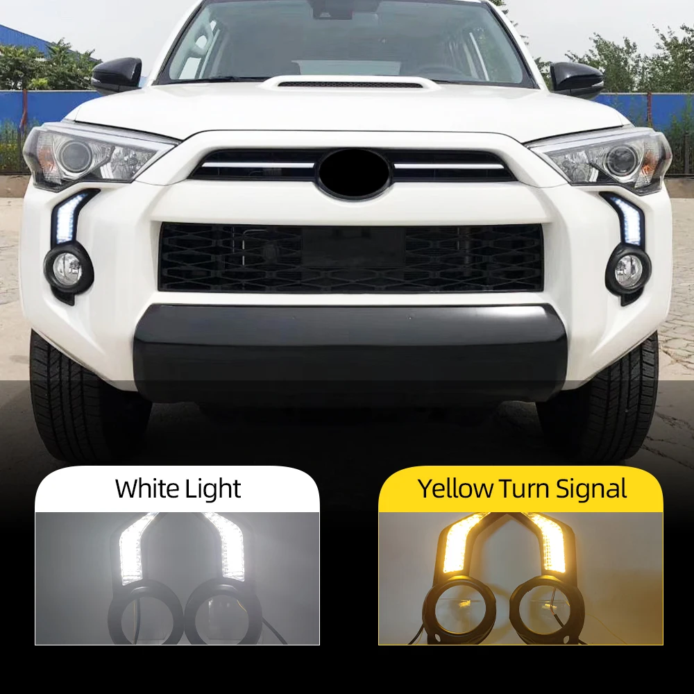 1 светодиодный светодиодных дневных ходовых огней для Toyota 4runner 2014 2015 2016 2017 2018 2019 2020