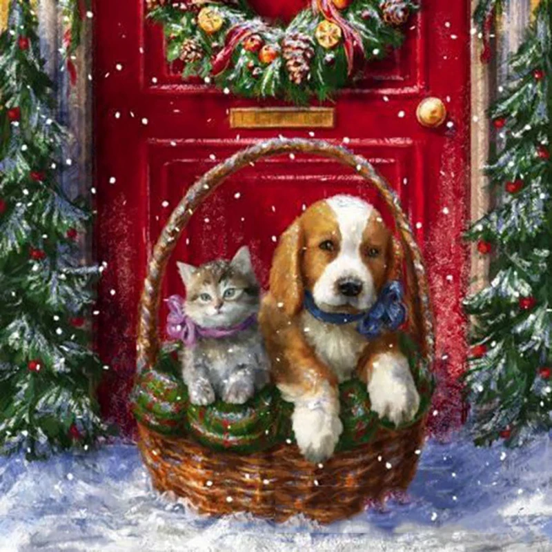 

tapb Painting Christmas Gift Paints By Numbers Handpainted On Canvas DIY Oil Paints By Numbers Art Home Decor Gifts