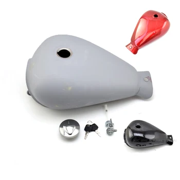 

Cafe Racer Chopper Tank 9L 2.4 Gallon Motorcycle Vintage Customs Bike Fuel tanks