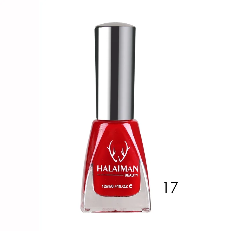 Bright Oily Unpeelable Nail Polish Long Lasting Waterproof Nail Art 19 Color Optional