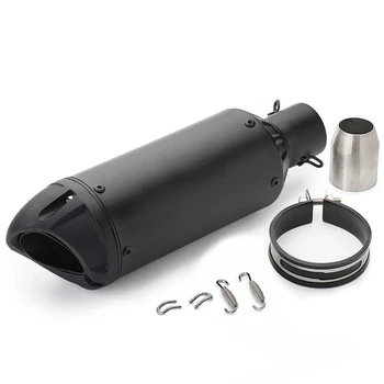 

Inlet 51Mm Motorcycle Exhaust Pipe With Db Killer For Sc Project Laser Sticker Exhaust Pipe With Accessories