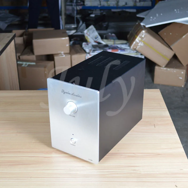 

S160 Aluminum Panel DIY Chassis Vertical Chassis Amplifier Chassis Rear Chassis Two-layer Chassis with Compartment