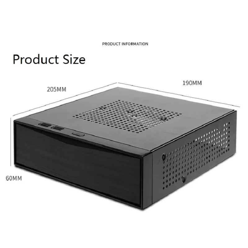 ITX Computer Mini Horizontal HTPC Small USB2.0 Interface