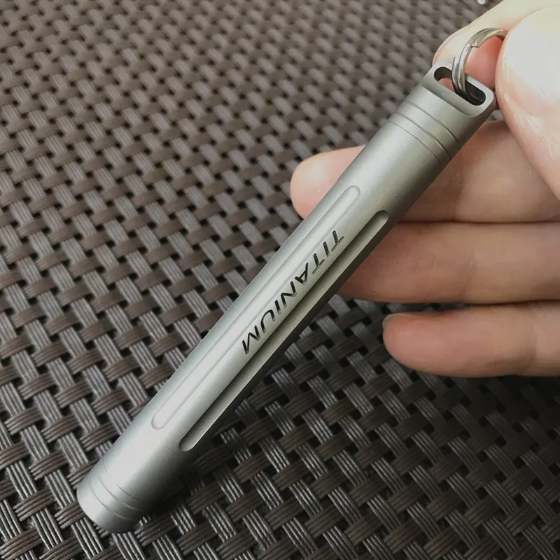 Titanium Toothpick Holder Portable Sealed Tank Waterproof Small Bottles Containers Creative EDC