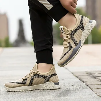 

2020 Youth Outdoor Men White Sneakers Brand Breathable Vulcanize Shoes Mesh Tenis Mens Shoes Summer Drop Shipping