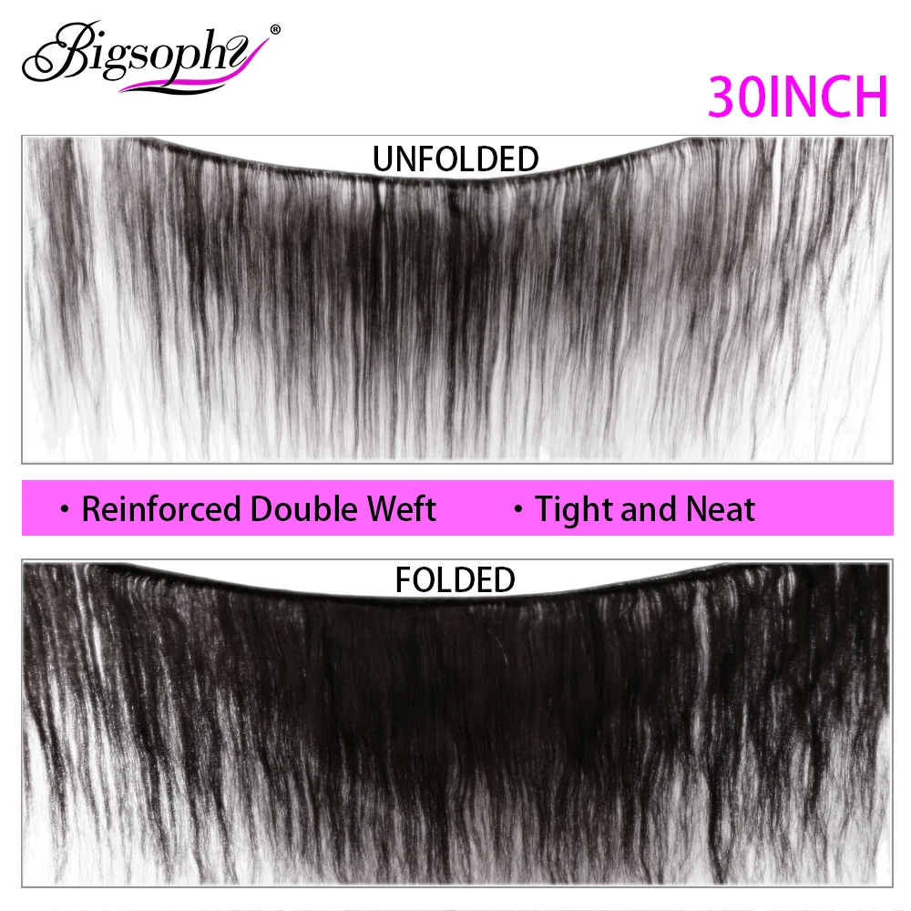 Bigsophy Brazilian Straight Hair Weave Bundles 8-42 30 Inch bundles100% Human Hair Weave Remy Hair Extensions Hair 1 3 Bundles 2 Bigsophy Brazilian Straight Hair Weave Bundles 8-42 30 Inch bundles100% Human Hair Weave Remy Hair Extensions Hair 1 3 Bundles 2