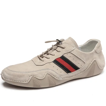 

Men Casual Shoes Light Leather Sneakers Outdoor Breathable Comfortable Walking Male Shoes Chaussure Hommeasual Flats Shoes Men