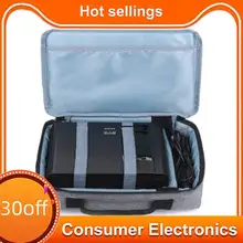 Универсальная Портативная сумка для светодиодного проектора для UNIC CP600 Mini, Поддержка большинства аксессуаров для проектора, Защитная сумка для хранения 29,5*9,5*19 см Универсальная Портативная сумка для светодиодного проектора для UNIC CP600 Mini, Поддержка большинства аксессуаров для проектора, Защитная сумка для хранения 29,5*9,5*19 см