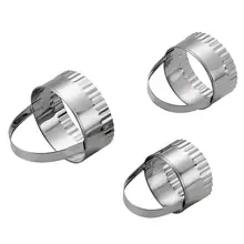 3 шт. нержавеющая сталь печенье DIY Плесень цветок круглой формы резак U90A