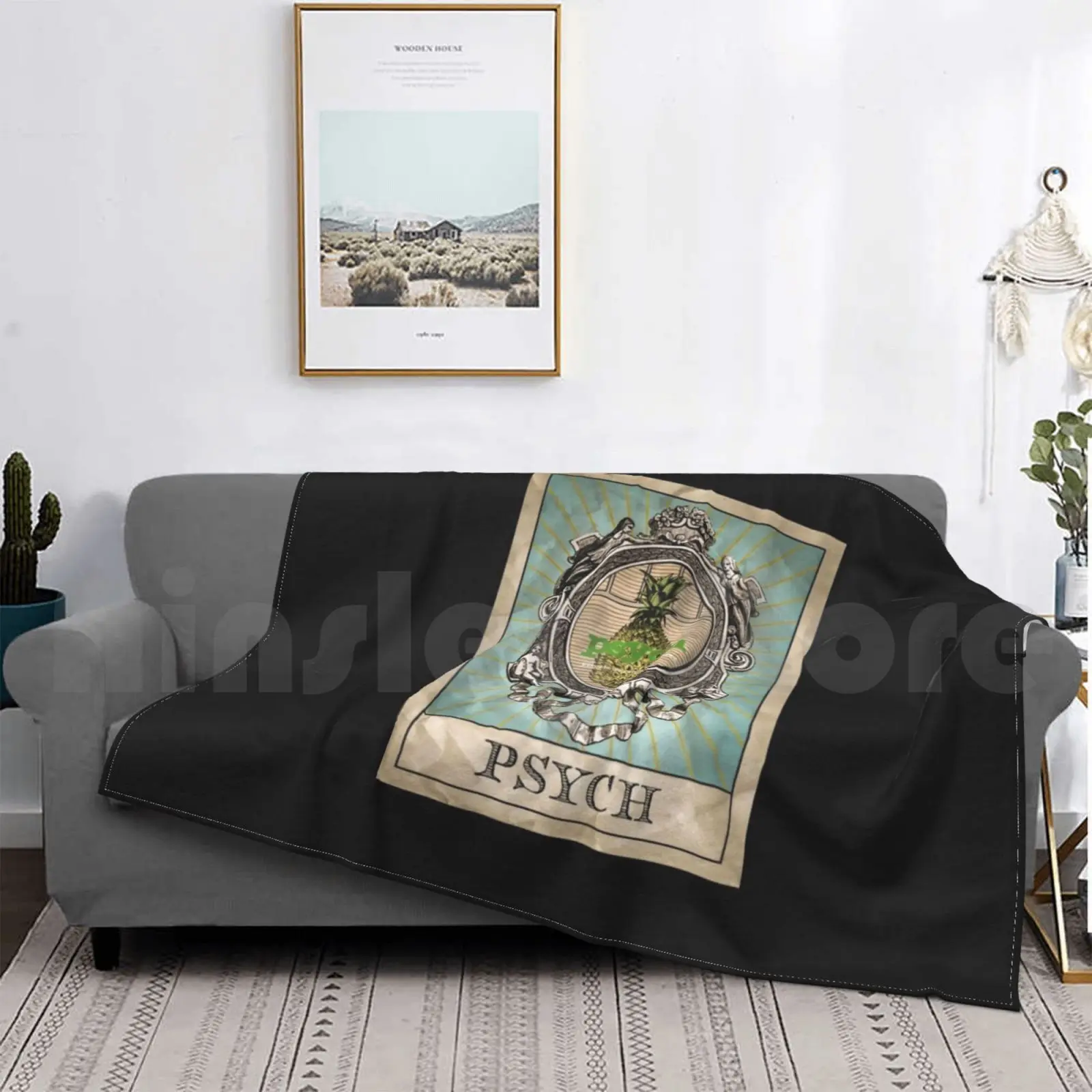 Psych Tarot Card Blanket Fashion Custom Psych Shawn Spencer Burton Guster  Gus Carlton Lassiter Juliet O Hara|Blankets| - AliExpress