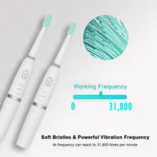 Электрическая зубная щетка AA на батарейках зубная щетка с умным таймером 3 дополнительных режима отбеливающая зубная щетка es для взрослых уход за полостью рта