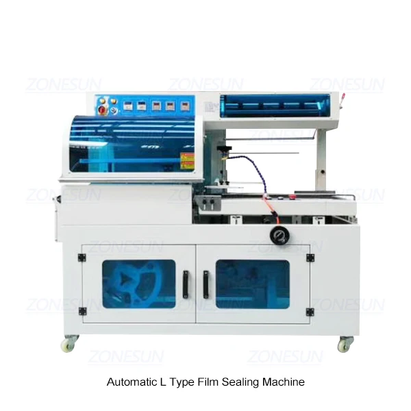 Sealing Machine ZONESUN ZS450 l-тип запечатывания автоматическая машина для резки термоусадочной пленки обертывания косметики книга еда напиток программного обеспечения упаковочная машина - Цвет: Sealing Machine
