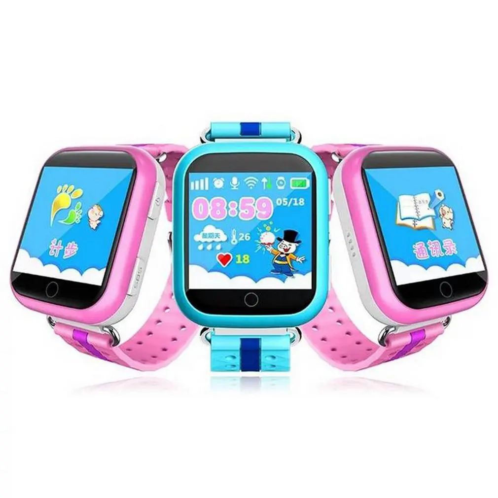 Q750 Smart Child Watch Touch Screen GPS Tracker SOS for Help Anti Lost Monitor Phone Call Wristwatch for Children Kids GIFTS