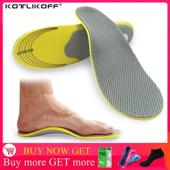 

Men Orthopedic Insoles 3D Flatfoot Flat Foot Orthotic Arch Support Insoles High Arch Shoe Pad Insole Accessories For Women Shoes