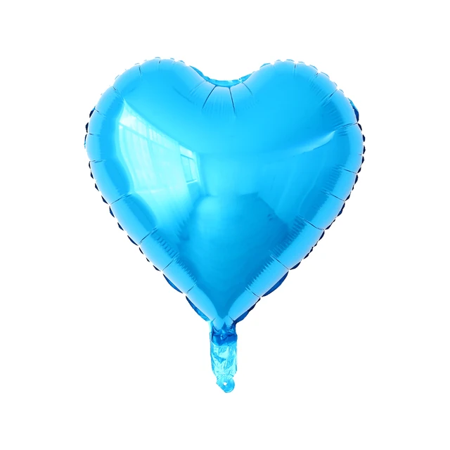 50pcs 18inch Star Heart Aluminum Balloons Inflatable Helium Balloon Birthday Party Decorations Kids Wedding Engagement  Globos as picture