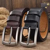 [DWTS]men belt male  leather belt men male  genuine leather belt  strap luxury pin buckle fancy vintage jeans free shipping ► Photo 2/6