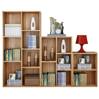 

Simple Modern Creative Bookshelf Bookcase Free Combination Student's Simple Bookcase Living Room Storage Floor Type Household Ca