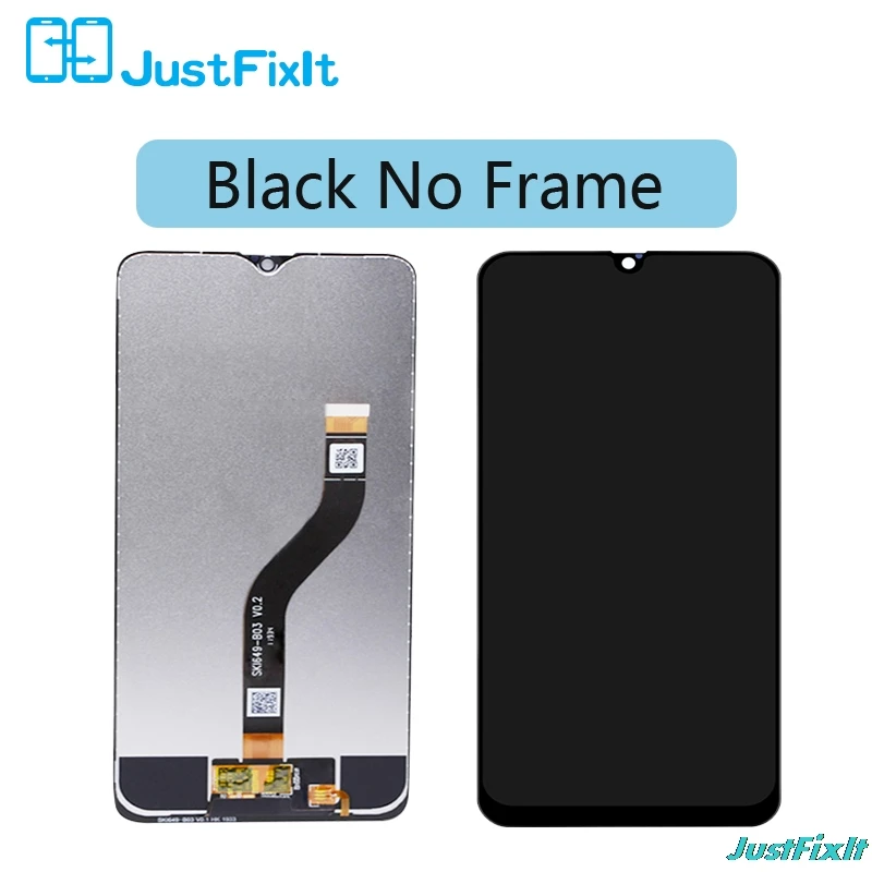 Black no Frame Для samsung Galaxy A20s ЖК дигитайзер дисплей сенсорный экран дигитайзер A207F/DS A207FN A207U A207G A207W A207G/DS ЖК - Цвет: Black no Frame