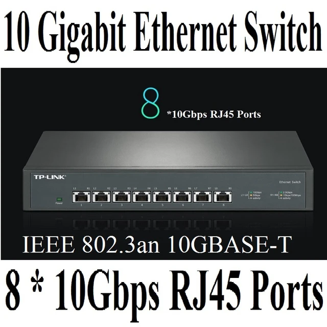 Commutateur réseau TP-Link 2.5g Switch Ethernet 8 ports 2500Mbps RJ45  Commutateurs TL-SH1008 airies