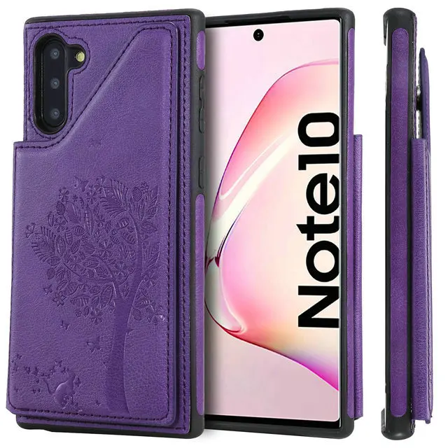 Кошелёк на магните Etui для samsung Galaxy Note 10 Plus чехол Note10+ samsung Note 10 кожаный чехол для Coque samsung Note10 Plus чехол