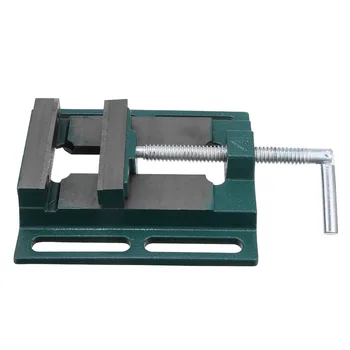 

4'' Heavy Duty Drill Press Vice Bench Clamp On Table Bench Flat Vise Tool Woodworking Clamping Drilling Machine Bench Clamp Tool