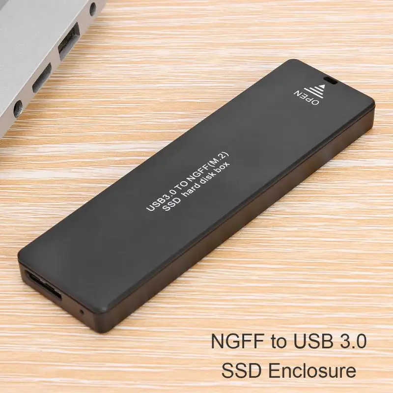 SSD чехол NGFF M.2 SATA to type-C 3,0 SSD жесткий диск коробка внешний жесткий диск Корпус для 2242 22601 2280 мм M.2 NGFF SSD диск