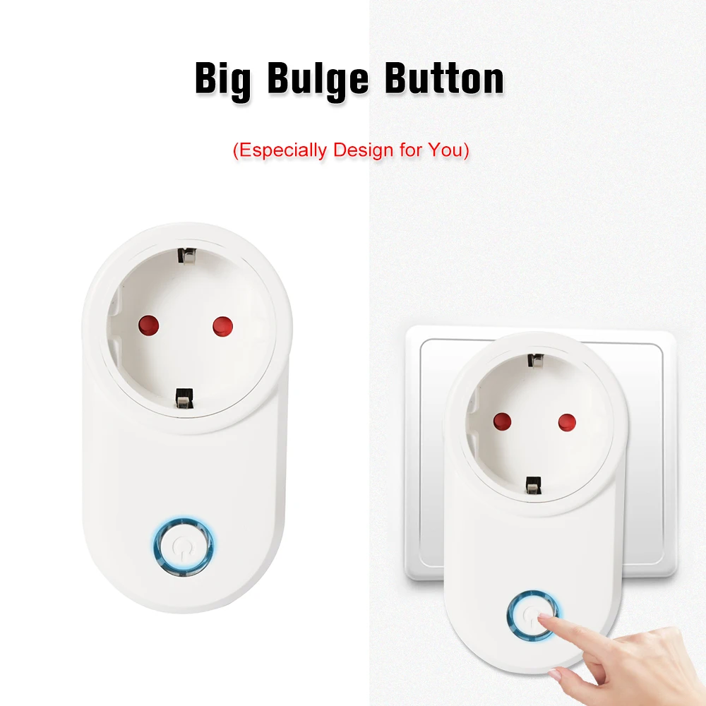 Умная Мини-розетка eWeLink с Wi-Fi, умная вилка Европейского типа E, 2* usb порта для зарядки, пульт дистанционного управления со смартфона, Функция синхронизации, умная вилка