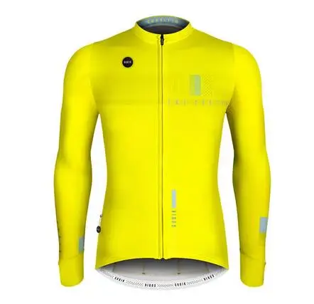 

2019 autumn best quality Brushing pro aero cycling jersey long sleeve biyclcle cycling top race fit thermal cycling wear