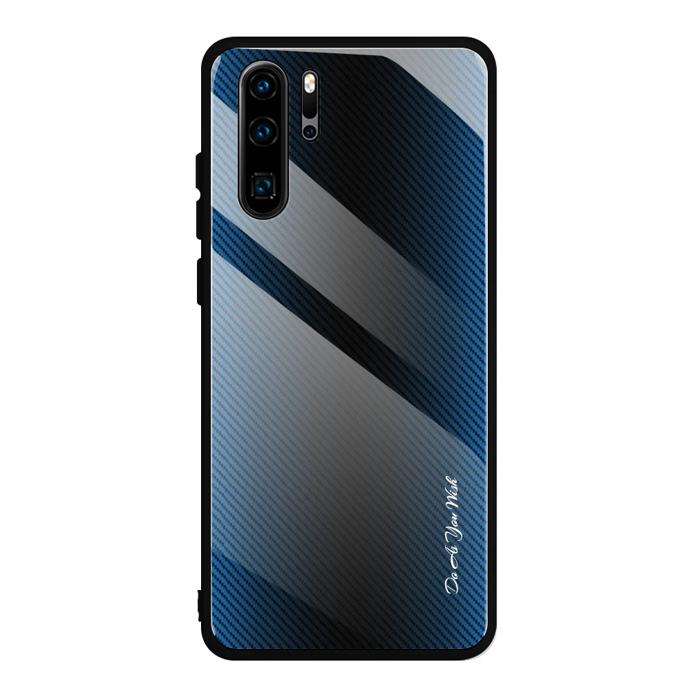 02 Противоударный чехол из закаленного стекла для телефона huawei Honor 20 9X8X10 P20 mate 20 Lite P30 Pro Y9 Prime Y7 Pro градиентный чехол - Цвет: 02