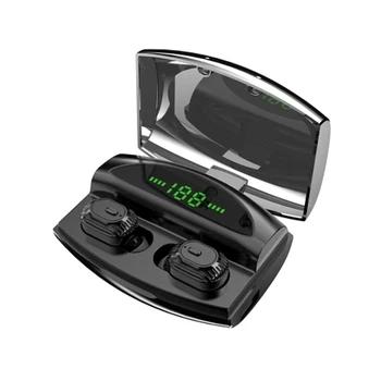 

XG20 TWS BT Earphone LED Digital Display Battery-Quantity Earbuds Black Mini IPX5 Waterproof Wireless Sports Earphone with Charg