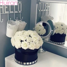 Искусственные пионы, пенопластовые розы, Маленькие розы, свадебные фальшивые цветы, праздничные принадлежности, домашний декор, свадебный букет, подарок на день Святого Валентина