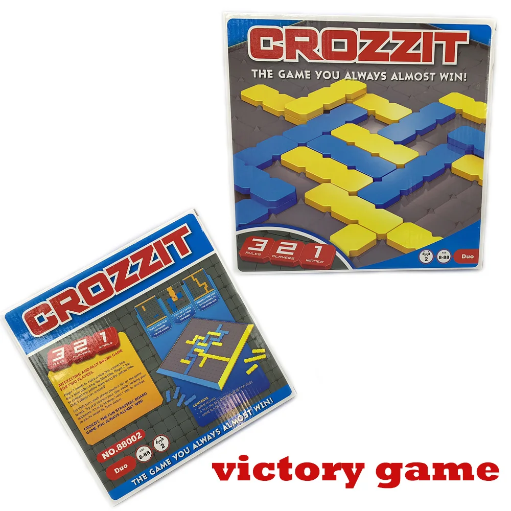 Семейная игровая Игра настольная образовательная Интерактивная Crozzit Duo игрок мальчик девочка подарок на день рождения игрушки Детская игра