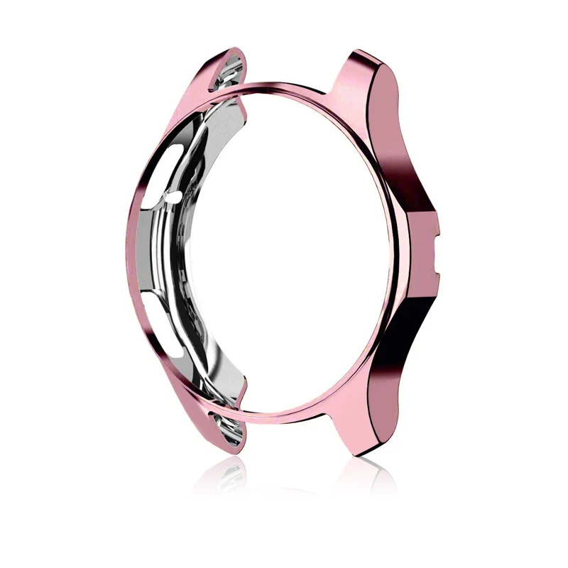 Pink Чехол Smart watch gear S3 frontier для samsung Galaxy watch 46 мм 42 мм, защитный чехол, Сменный Чехол из ТПУ - Цвет: Pink