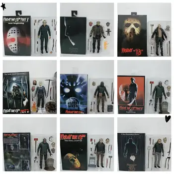 

8 Type Original NECA Friday The 13th Part 3D Jason Video Game Voorhees Freddy Action Figure Toy Doll Christmas Birthday Gift