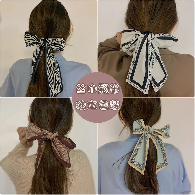 

Tropic Affair Luxury Scarf Women Silk Scarf Bag Skinny Scarves Design Wrist Ribbon Hair Band Neckerchief Headband For Ladies