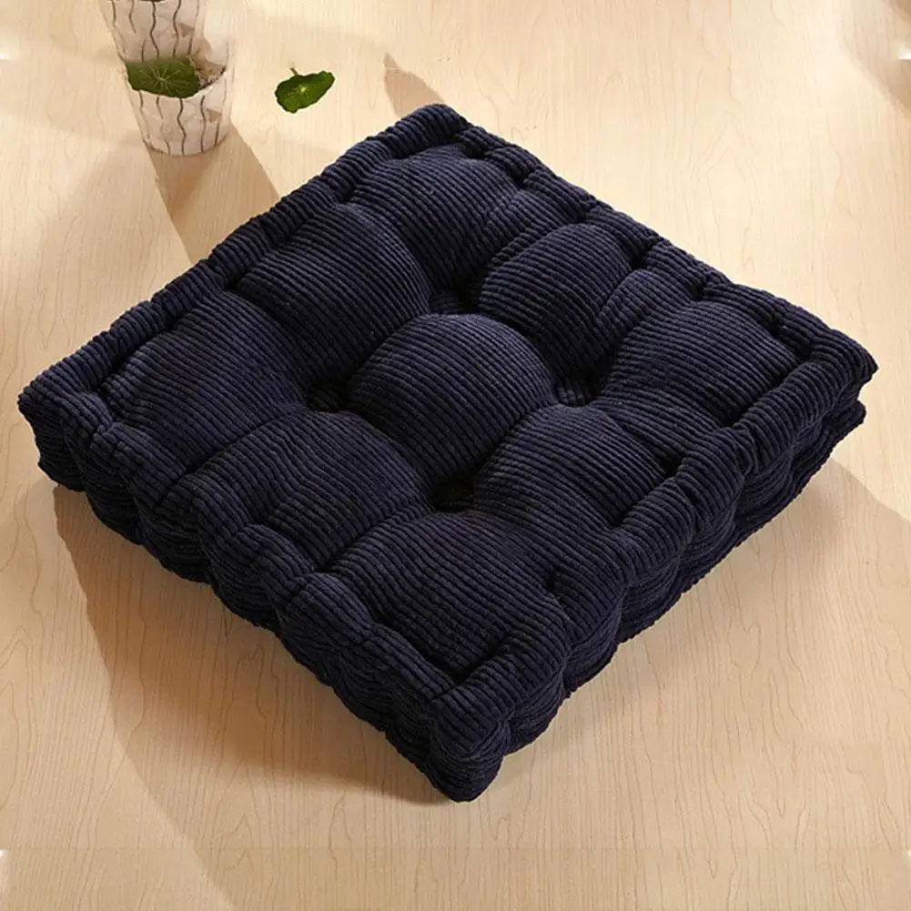 Утолщенная эластичная Подушка для стула Corncob Tatami однотонная квадратная подушка