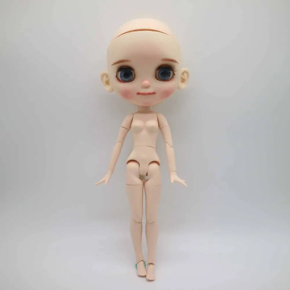 STO-DOLL голая голова кукла с индивидуальным лицом шарнир тела Blyth кукла - Цвет: doll 1