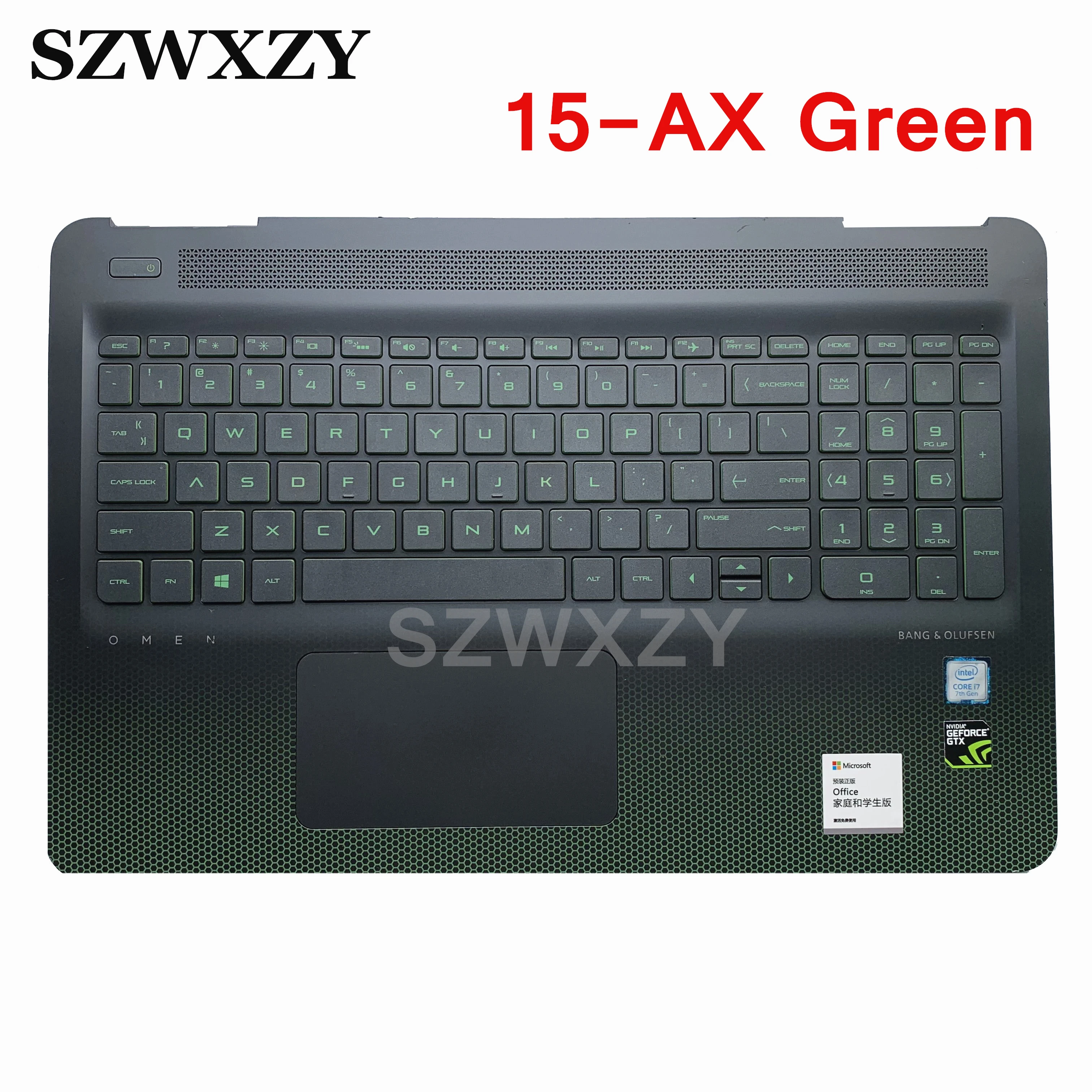 melk wit cabine Berg Original 95% NEW For HP OMEN 15 AX 15 AX019TX AX016TX 15 AX015TX US Layout  Palmrest Touchpad Keyboard With backlight Green|Laptop Bags & Cases| -  AliExpress