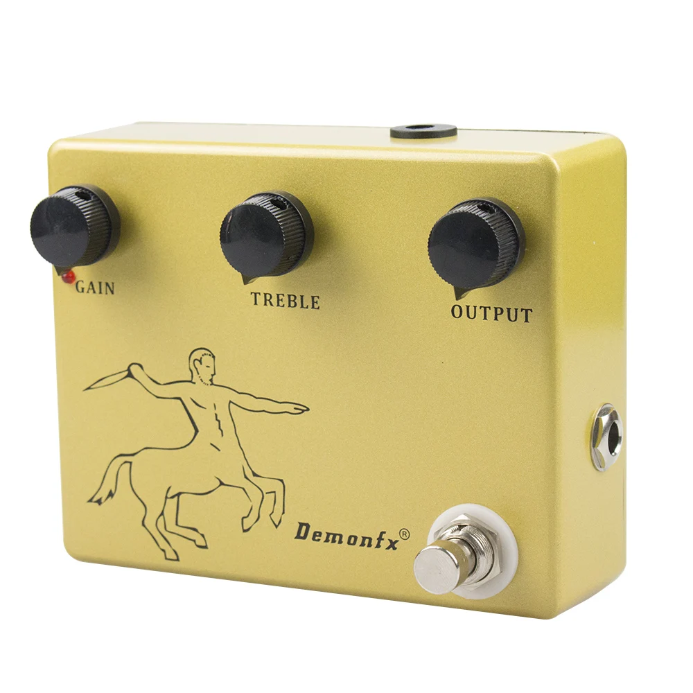 Demonfx Gold Color Kc Overdrive Guitar Bass Effect Pedals Over Drive Metal Shell Pedals For