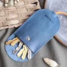 Женская кожаная ультра тонкая сумка для ключей, креативная, Южная Корея, милая, Тяговая, мини, маленькая, общие двигатели, сумка для ключей, Мужская