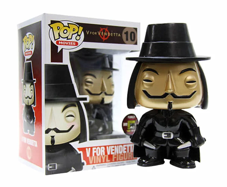 Funko Pop Movie V для Vendetta Виниловая фигурка кукол игрушки - Color: with box