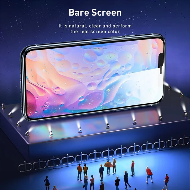 Baseus 0.3mm Screen Protector For iPhone 11 Pro Xs Max X Xr Full Cover Tempered Glass Protective Film For iPhone 11 Protection 6