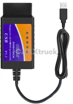 

CARXtruck OBD2 Scanner USB Cable Extension Car Code Reader Check Engine V1.5 OBDII Adapter Interface Diagnose on Windows Only