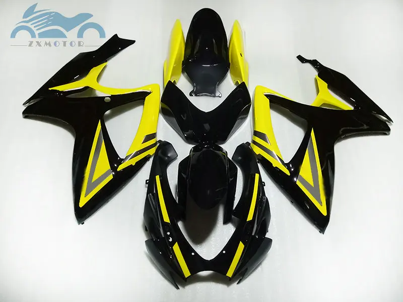 Инъекции комплект обтекателей для SUZUKI 06 07 K6 GSXR600 750 обтекатели комплект GSXR750 2006 2007 GSX R600/желтый/синий/цвета: зеленый, черный - Цвет: Армейский зеленый